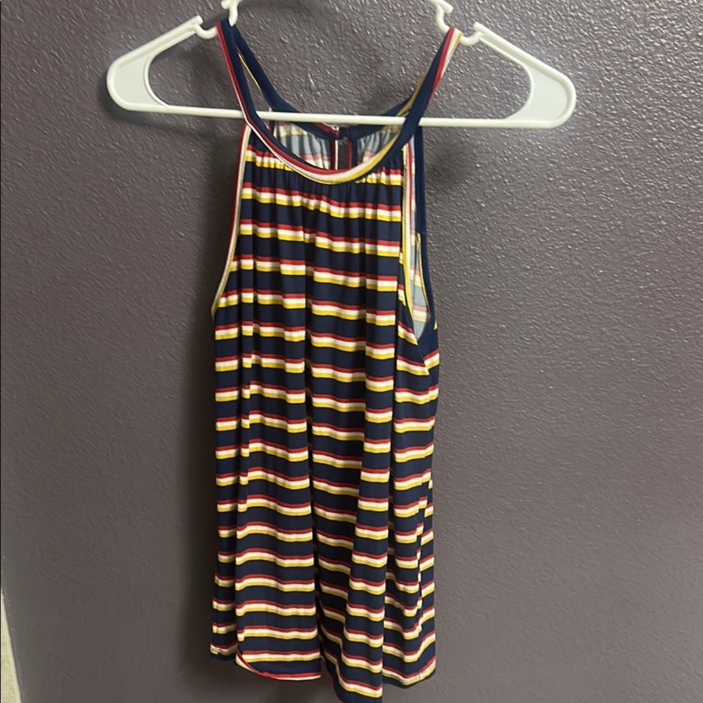 Striped Sleeveless Top